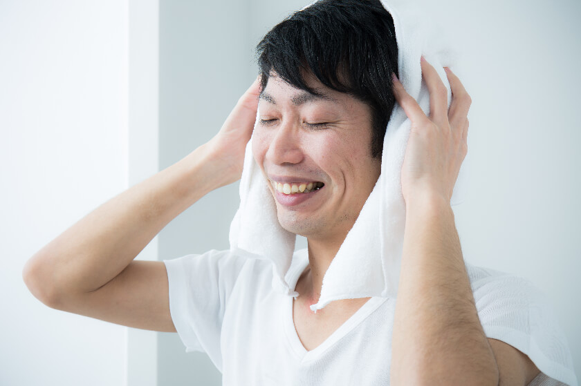 血流を促し乾燥を防いで脱毛防止